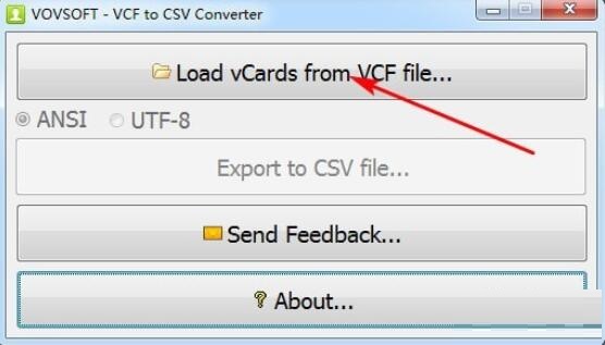 VCF to CSV Converter