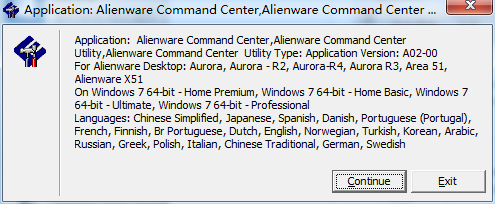 Alienware Command Center