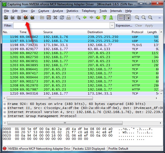 Wireshark PC端