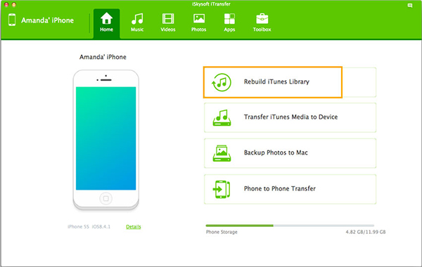iSkysoft iTransfer Mac版