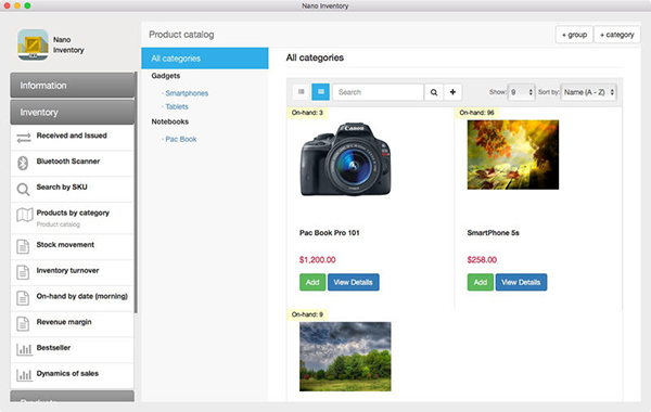 Nano Inventory Mac版