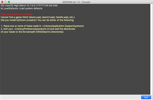 QZDoom Mac版