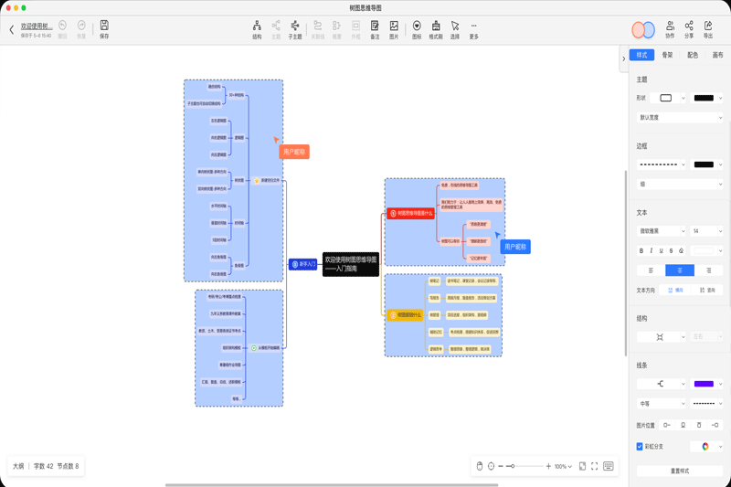 树图思维导图Mac版